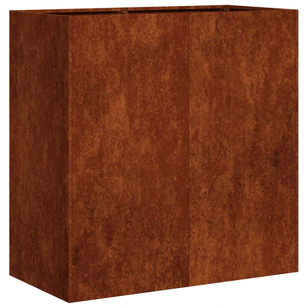Plantekasse rust 80x40x80 cm forvitringsstål