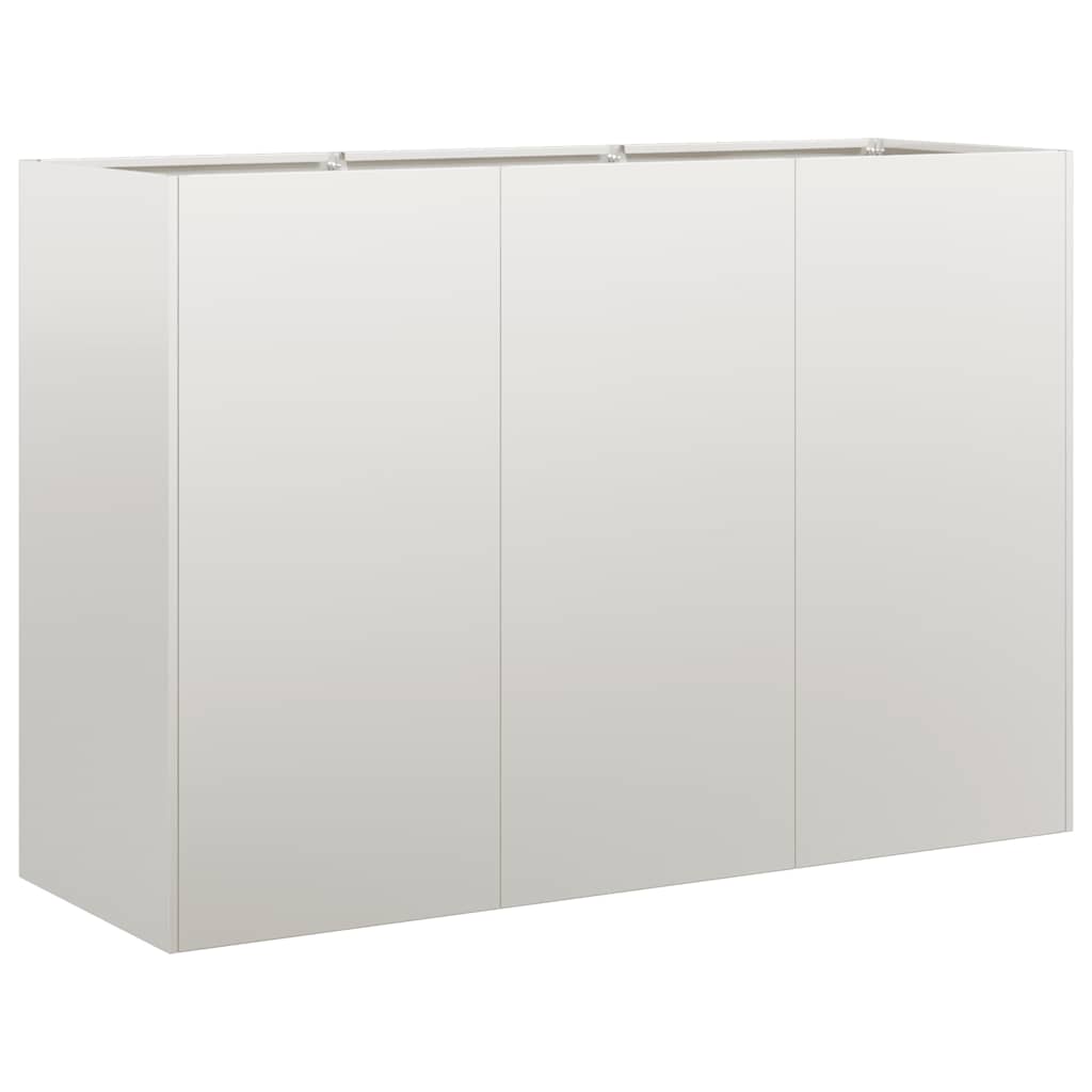Plantekasse 120x40x80 cm rustfritt stål