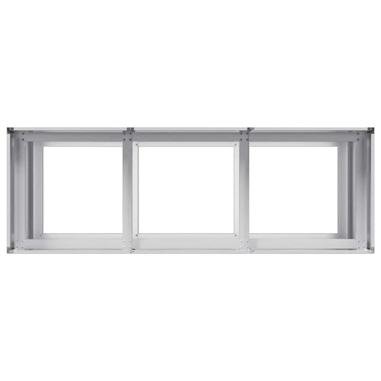 Plantekasse 120x40x80 cm galvanisert stål