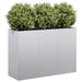 Plantekasse 120x40x80 cm galvanisert stål
