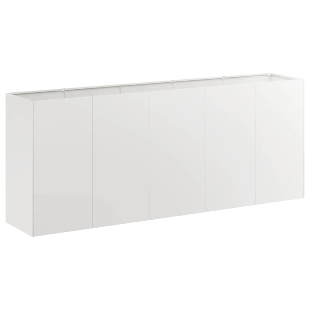 Plantekasse 200x40x80 cm rustfritt stål