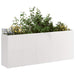 Plantekasse 200x40x80 cm rustfritt stål