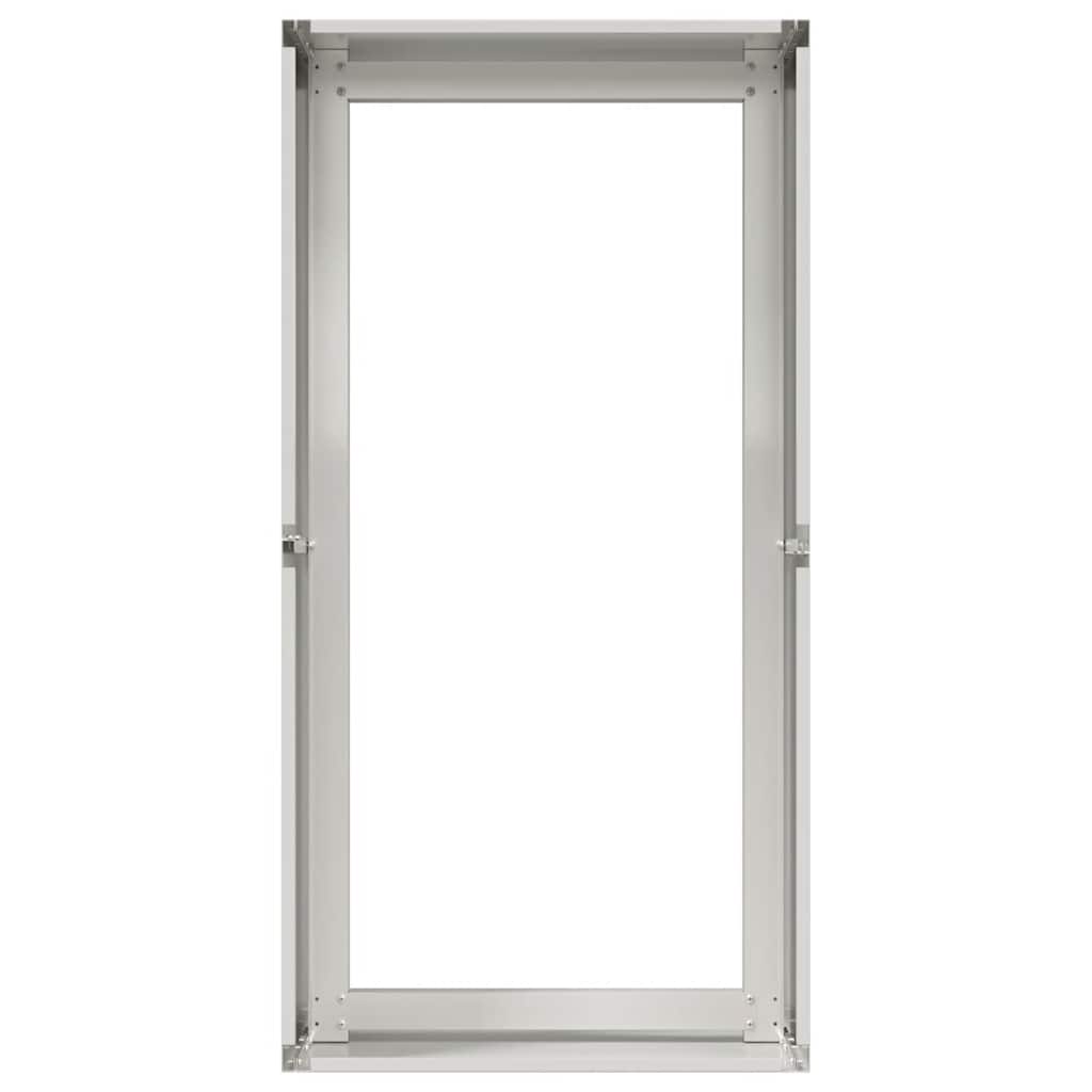 Plantekasse 40x80x40 cm rustfritt stål vidaXL