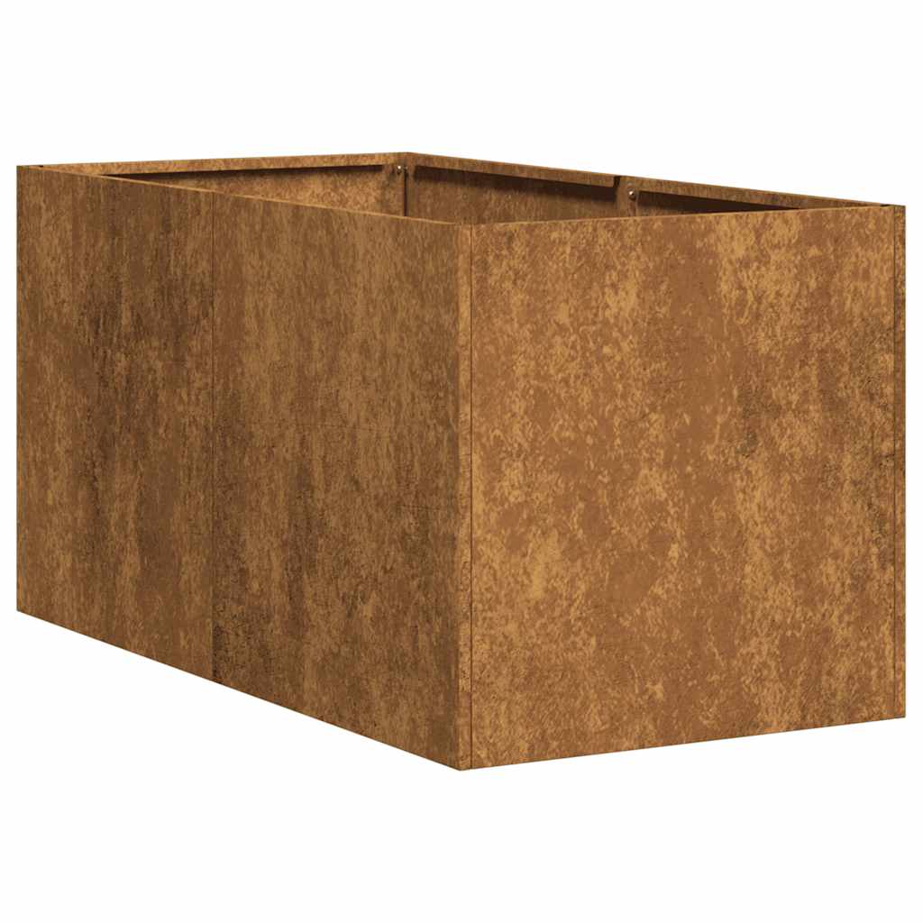 Plantekasse rust 40x80x40 cm forvitringsstål