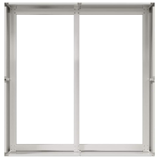 Plantekasse 80x80x40 cm Rustfritt stål