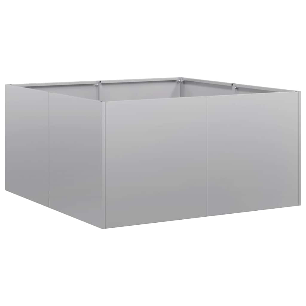 Plantekasse 80x80x40 cm galvanisert stål