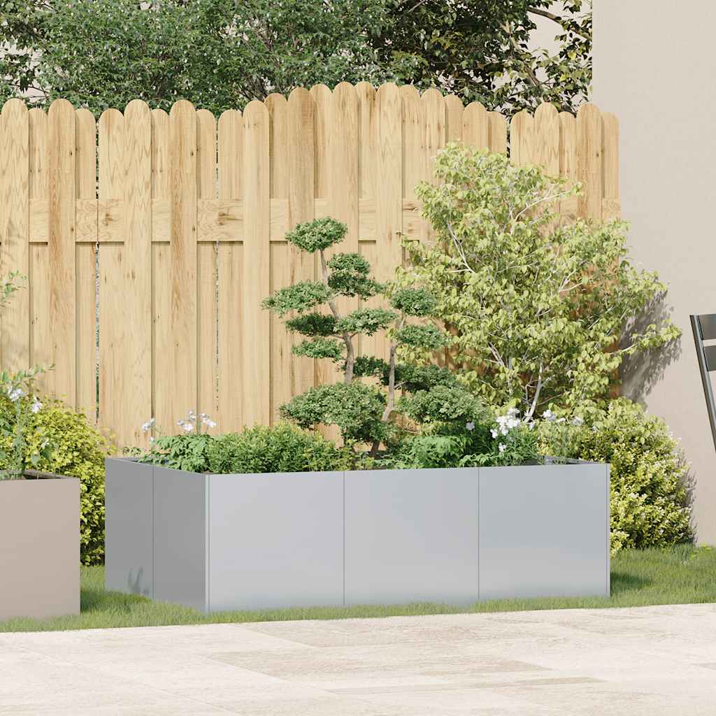 Plantekasse 120x80x40 cm galvanisert stål