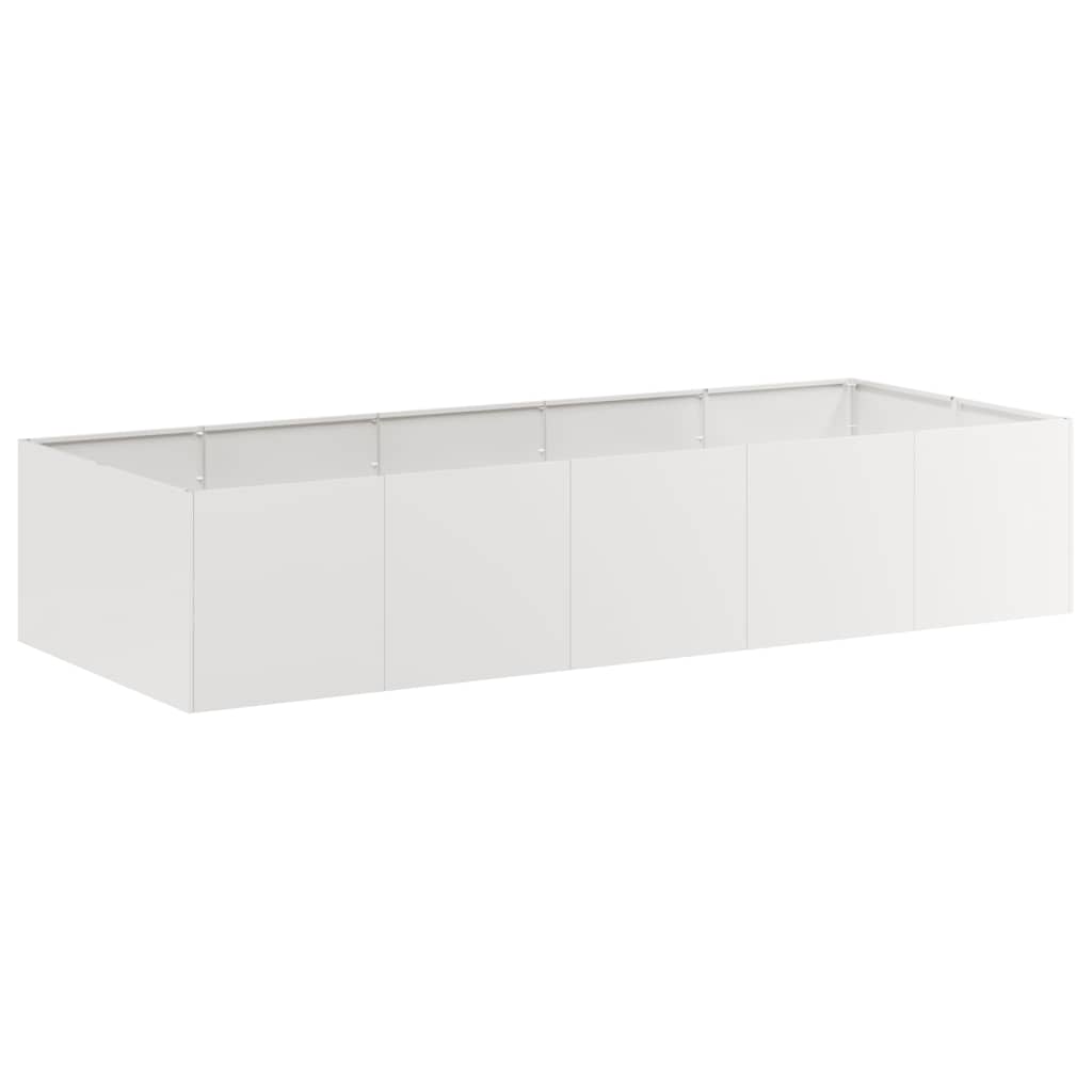 Plantekasse 200x80x40 cm rustfritt stål