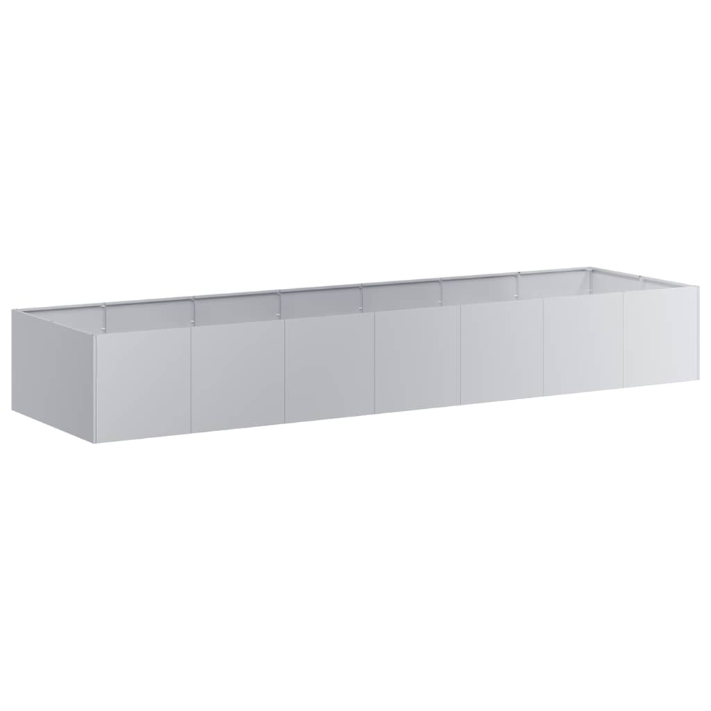 Plantekasse 280x80x40 cm galvanisert stål