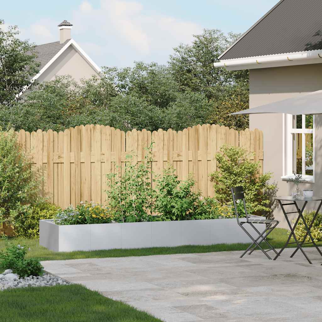 Plantekasse 280x80x40 cm galvanisert stål