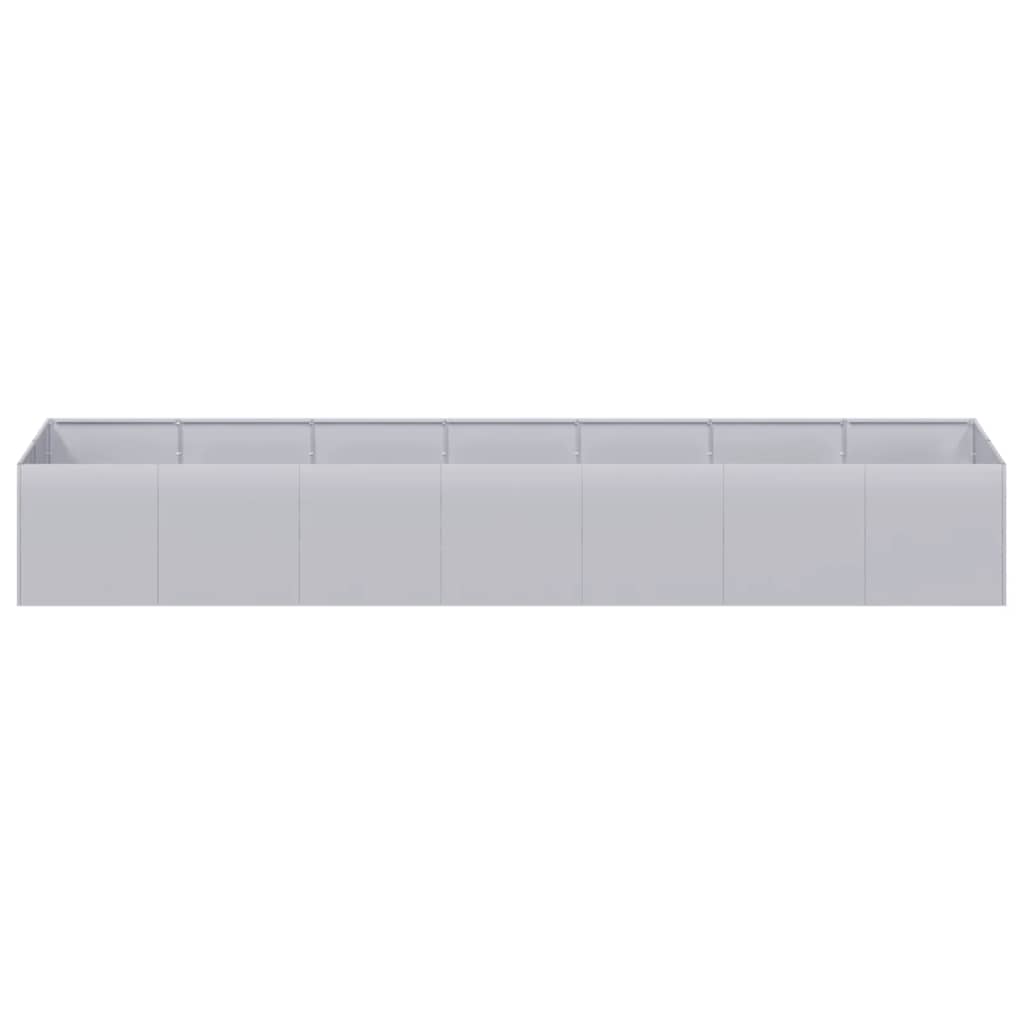 Plantekasse 280x80x40 cm galvanisert stål