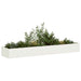 Plantekasse hvit 360x80x40 cm stål