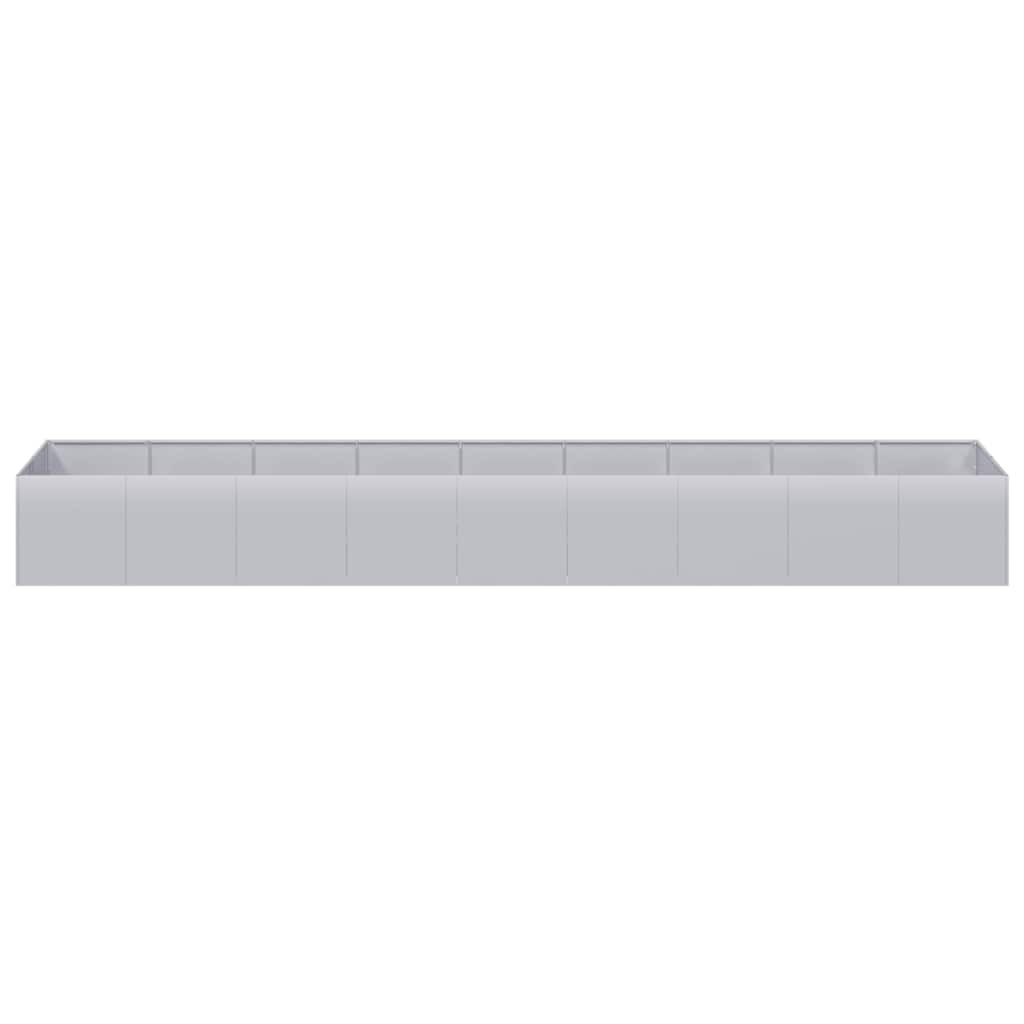 Plantekasse 360x80x40 cm galvanisert stål