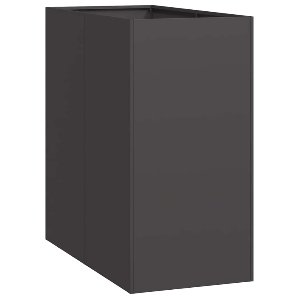 Plantekasse svart 40x80x80 cm stål