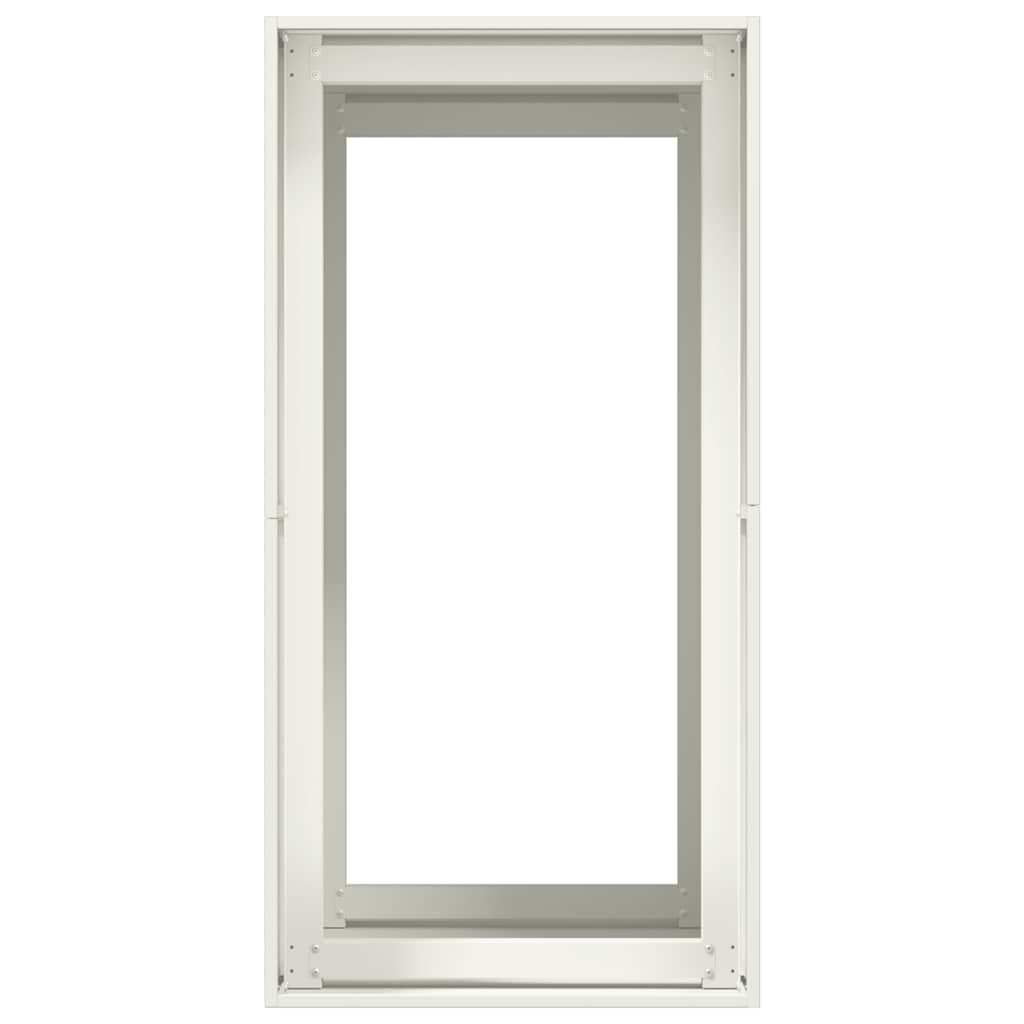 Plantekasse hvit 40x80x80 cm stål
