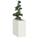 Plantekasse hvit 40x80x80 cm stål