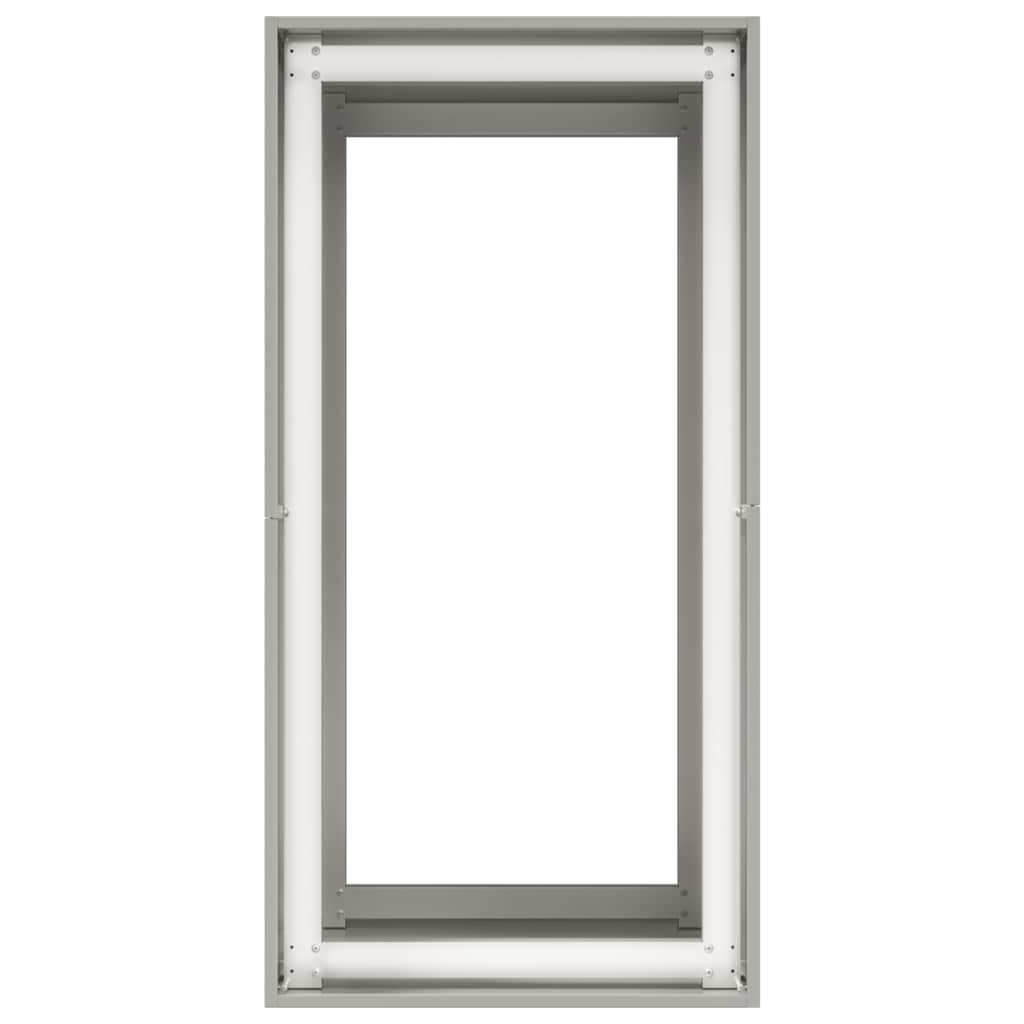 Plantekasse 40x80x80 cm rustfritt stål