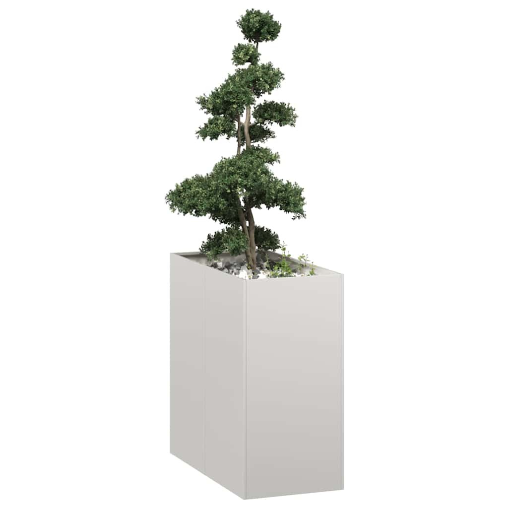 Plantekasse 40x80x80 cm rustfritt stål