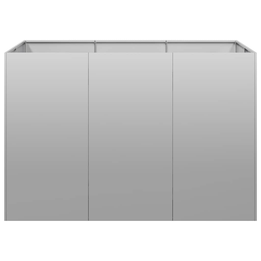 Plantekasse 120x80x80 cm galvanisert stål
