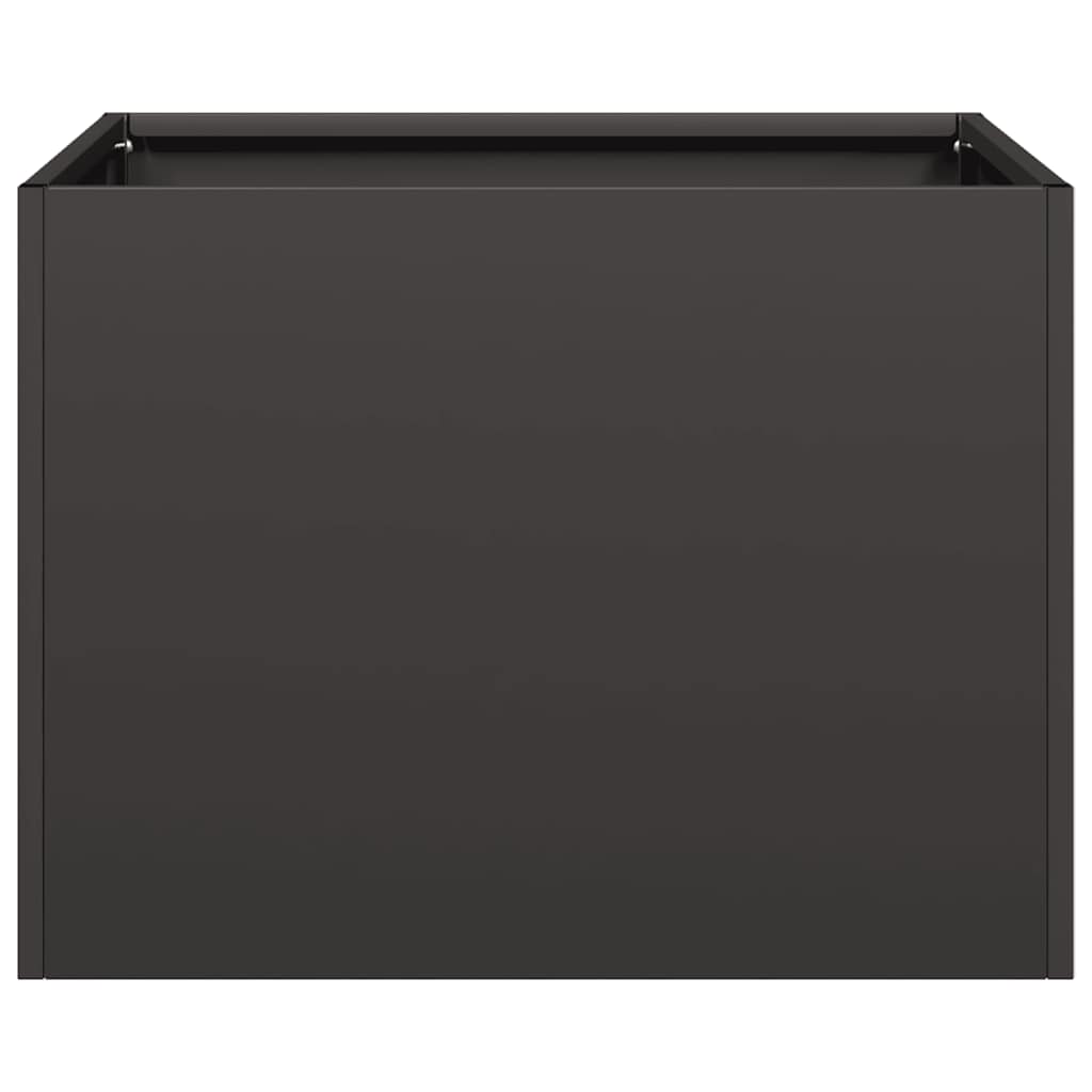 Plantekasse svart 40x40x30 cm stål