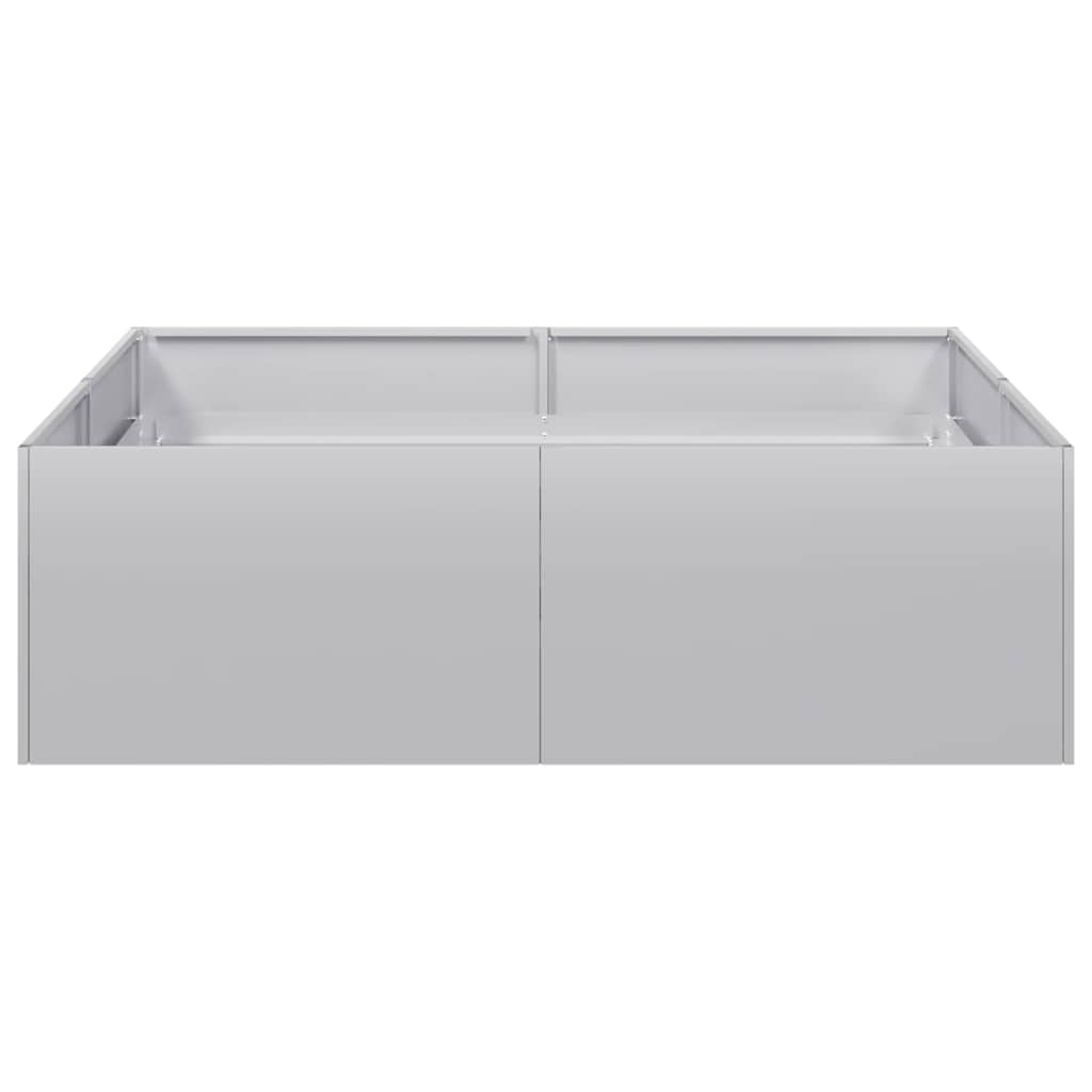 Plantekasse 100x100x30 cm galvanisert stål