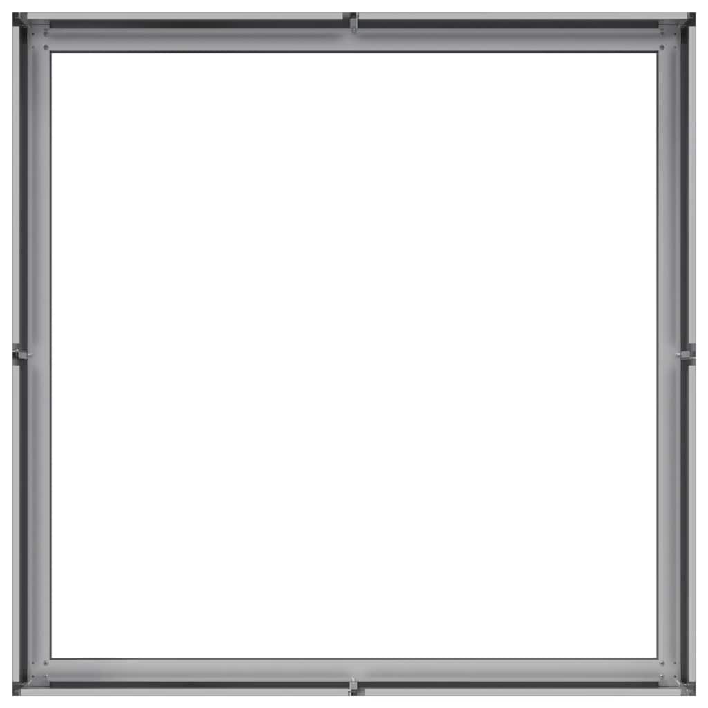 Plantekasse 100x100x30 cm galvanisert stål