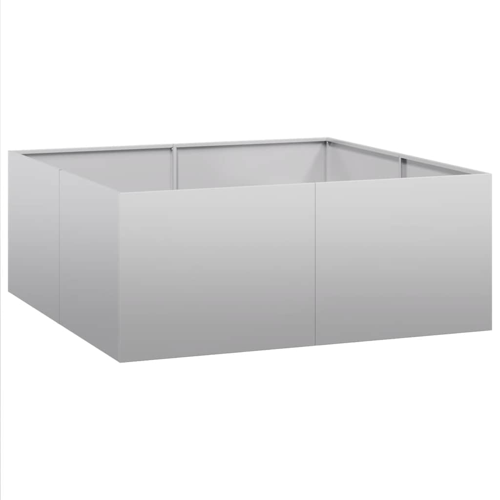 Plantekasse 100x100x40 cm galvanisert stål