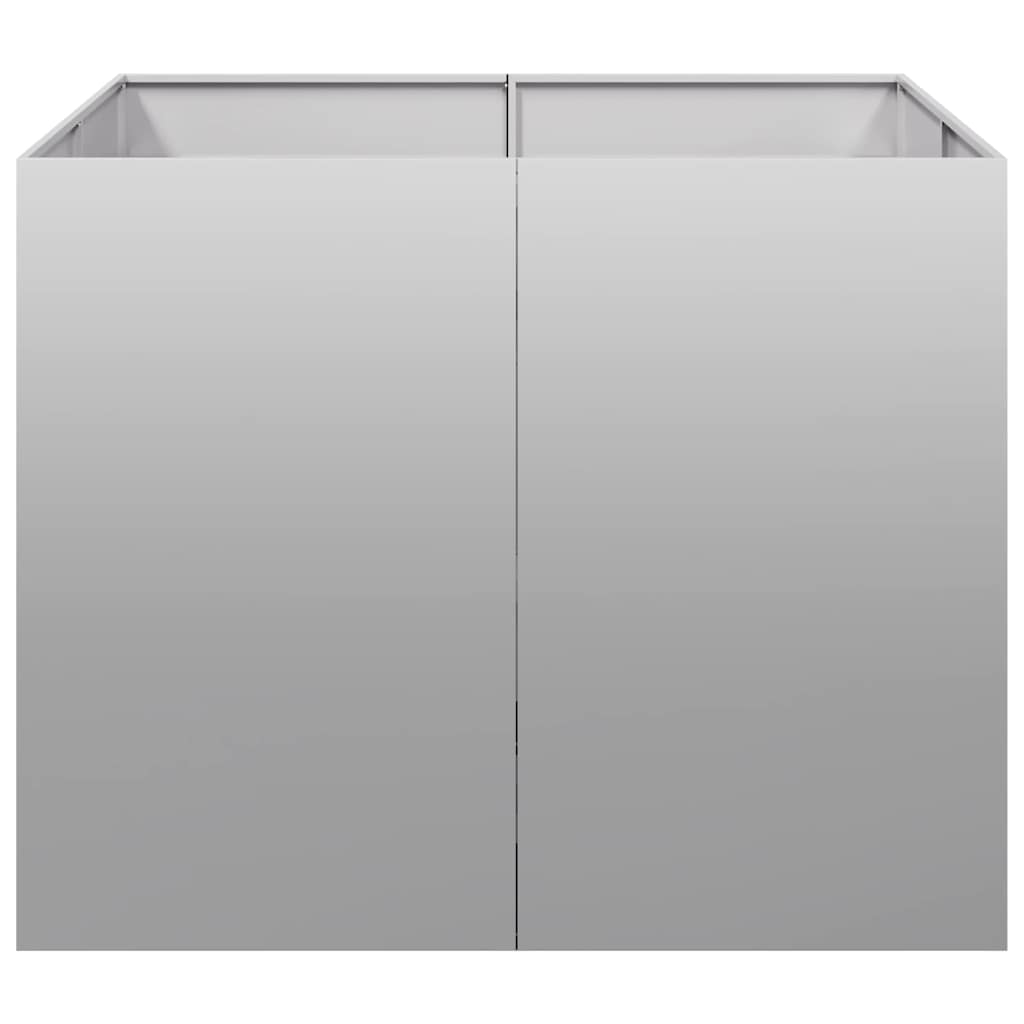 Plantekasse 100x100x80 cm galvanisert stål