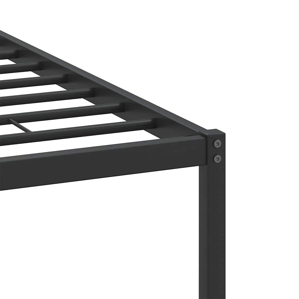 Sengeramme uten madrass røkt eik 120x200 cm konstruert tre