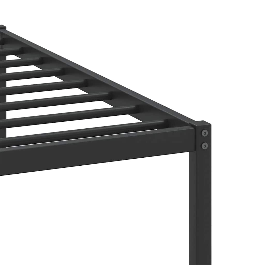 Sengeramme uten madrass røkt eik 193x201 cm konstruert tre