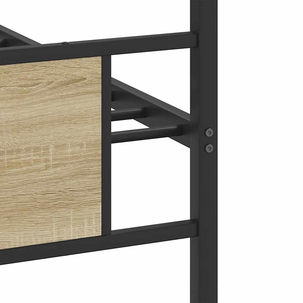 Sengeramme uten madrass sonoma eik 90x190 cm konstruert tre