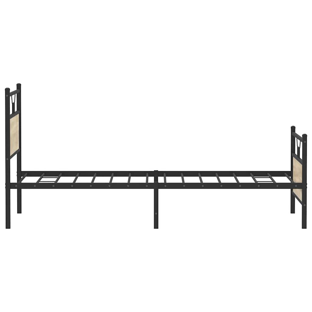Sengeramme uten madrass sonoma eik 107x203 cm konstruert tre