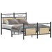 Sengeramme uten madrass sonoma eik 120x190 cm konstruert tre