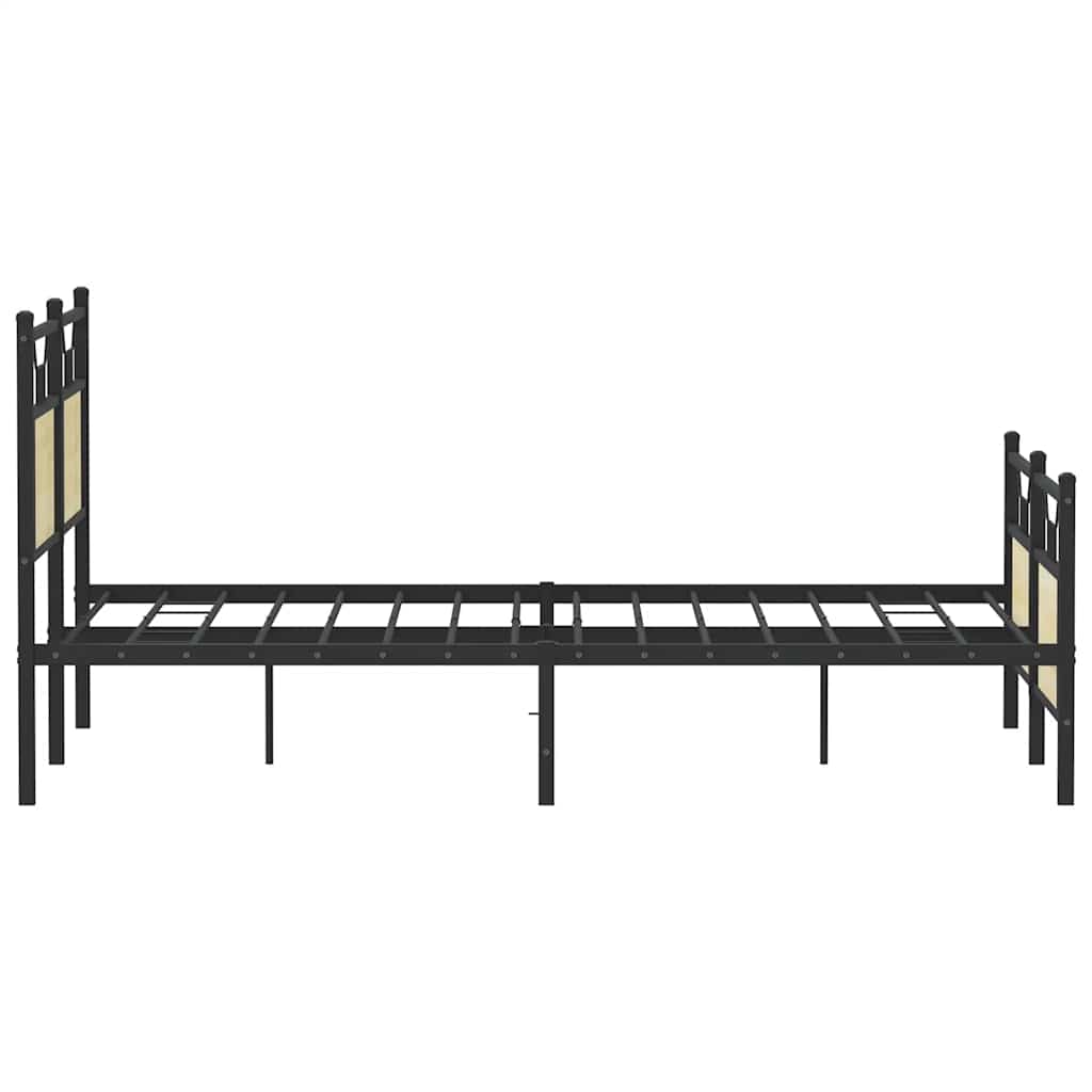 Sengeramme uten madrass sonoma eik 140x200 cm konstruert tre