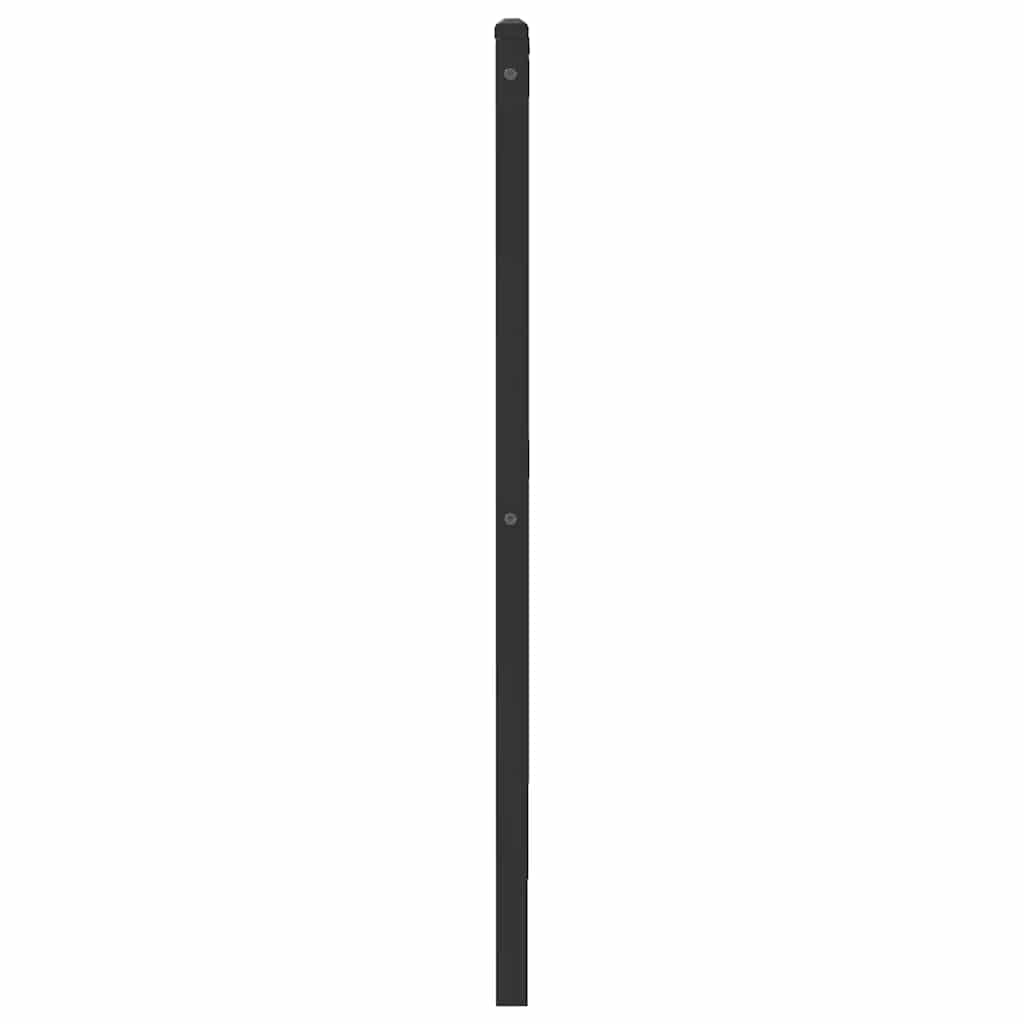 Utskiftbar sengegavl sonoma eik 160 cm konstruert tre og stål vidaXL