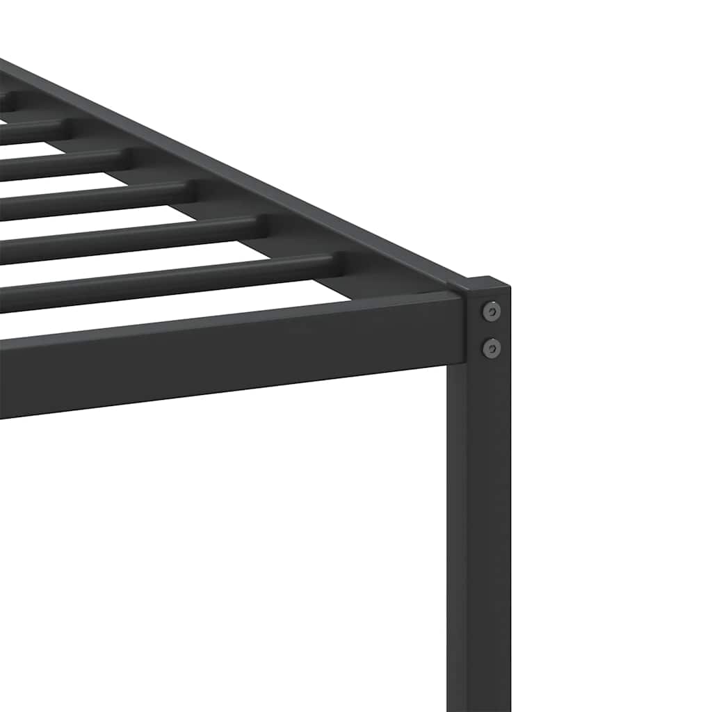 Sengeramme uten madrass brun eik 80x200 cm konstruert tre
