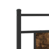 Sengeramme uten madrass røkt eik 100x190 cm konstruert tre