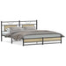 Sengeramme uten madrass sonoma eik 160x200 cm konstruert tre