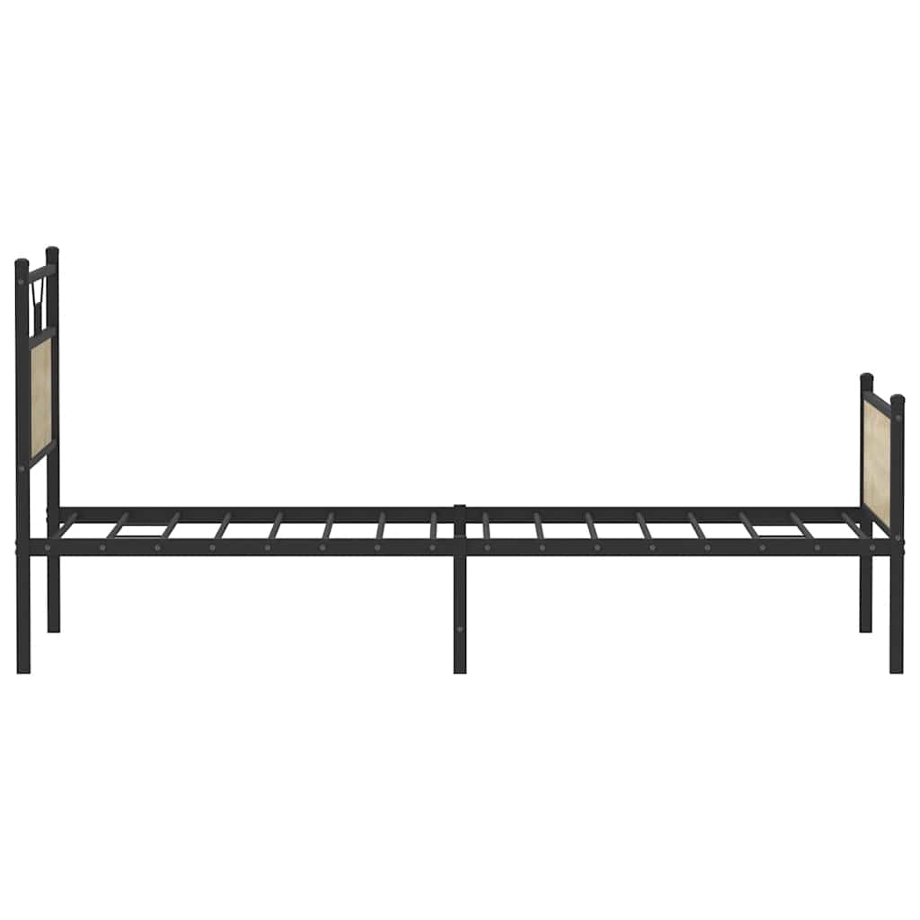 Sengeramme uten madrass sonoma eik 75x190 cm konstruert tre
