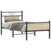 Sengeramme uten madrass sonoma eik 80x200 cm konstruert tre