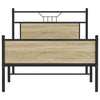 Sengeramme uten madrass sonoma eik 100x200 cm konstruert tre