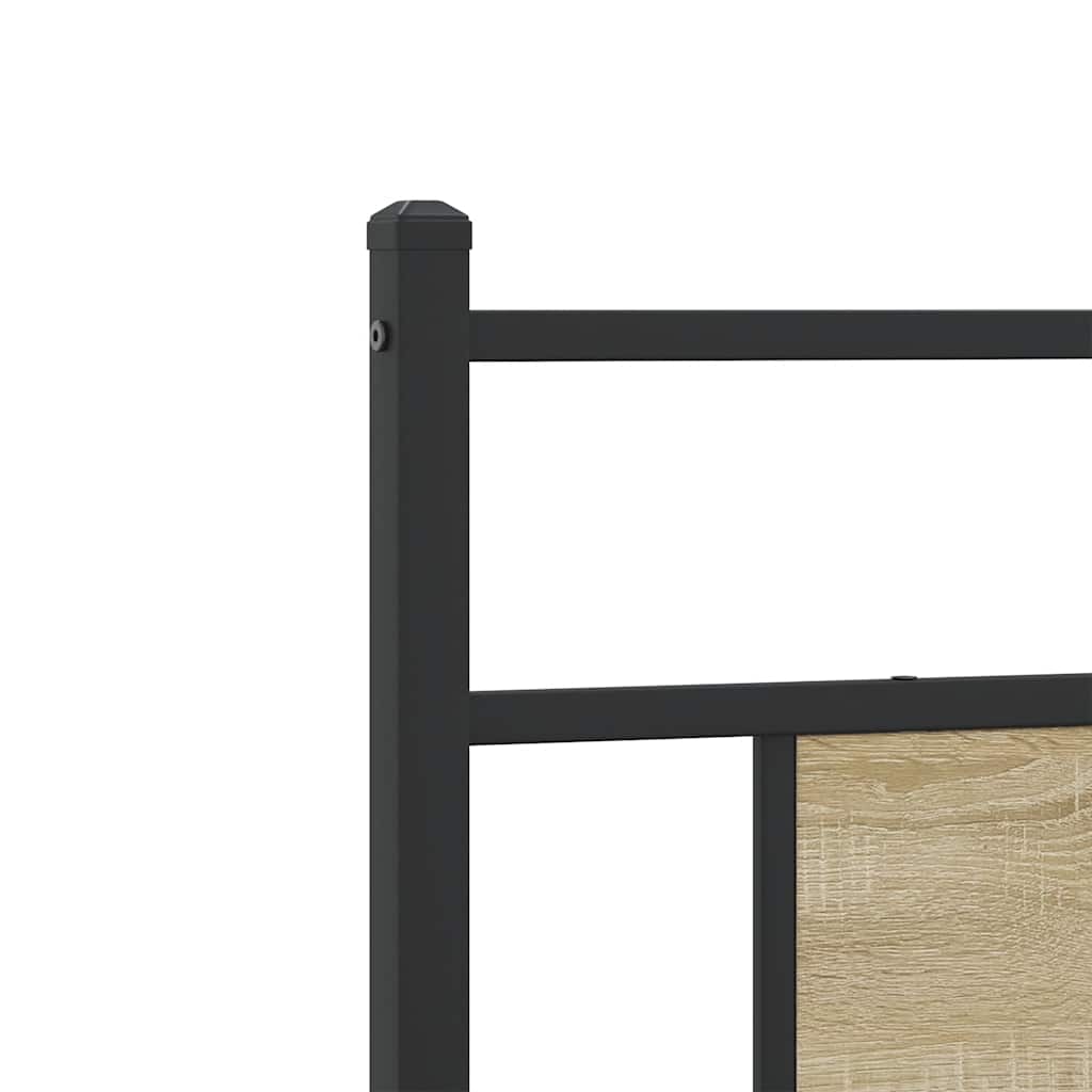 Sengeramme uten madrass sonoma eik 100x200 cm konstruert tre