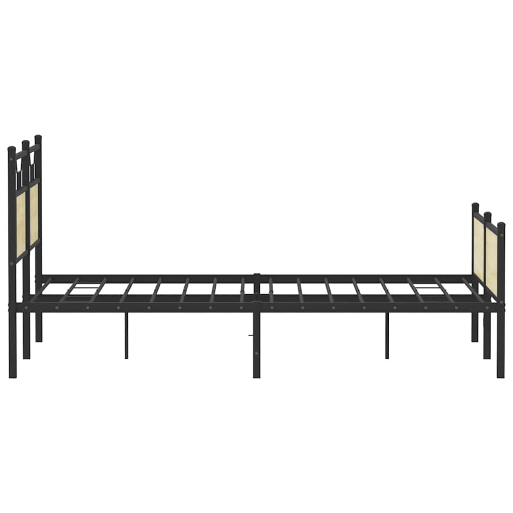 Sengeramme uten madrass sonoma eik 140x200 cm konstruert tre