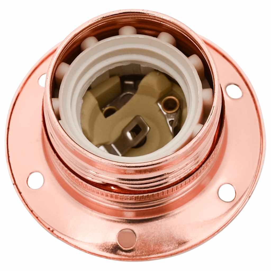 Lampeholdere 2 stk rosa gull E27