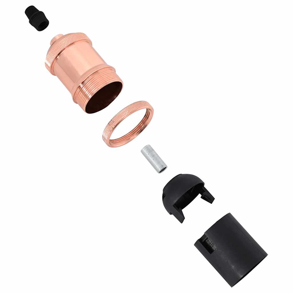 Lampeholdere 2 stk rosa gull E27