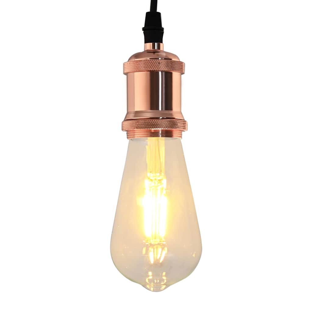 Lampeholdere 2 stk rosa gull E27