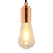 Lampeholdere 2 stk rosa gull E27