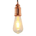Lampeholdere 2 stk rosa gull E27