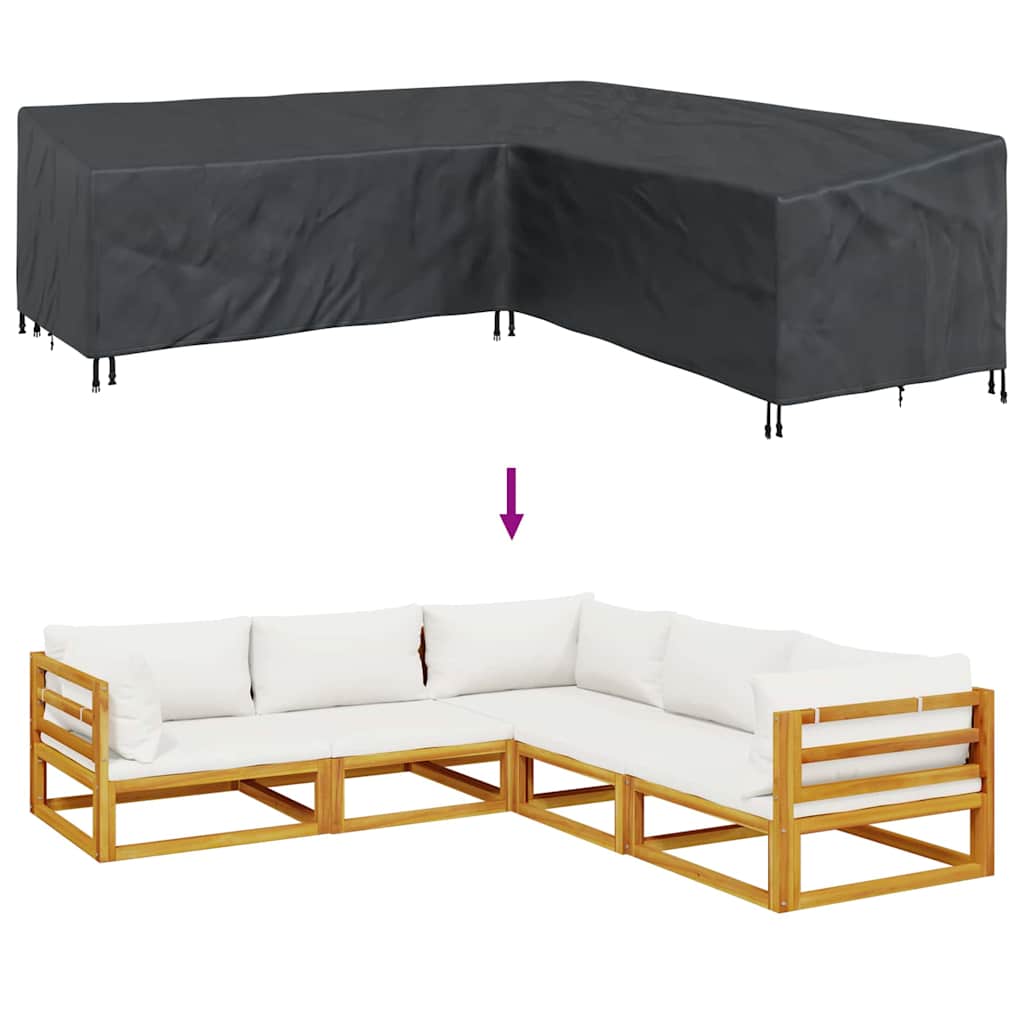 Møbelbeskyttelse Svart 270 x 270 x 80 cm 210D Oxford stoff