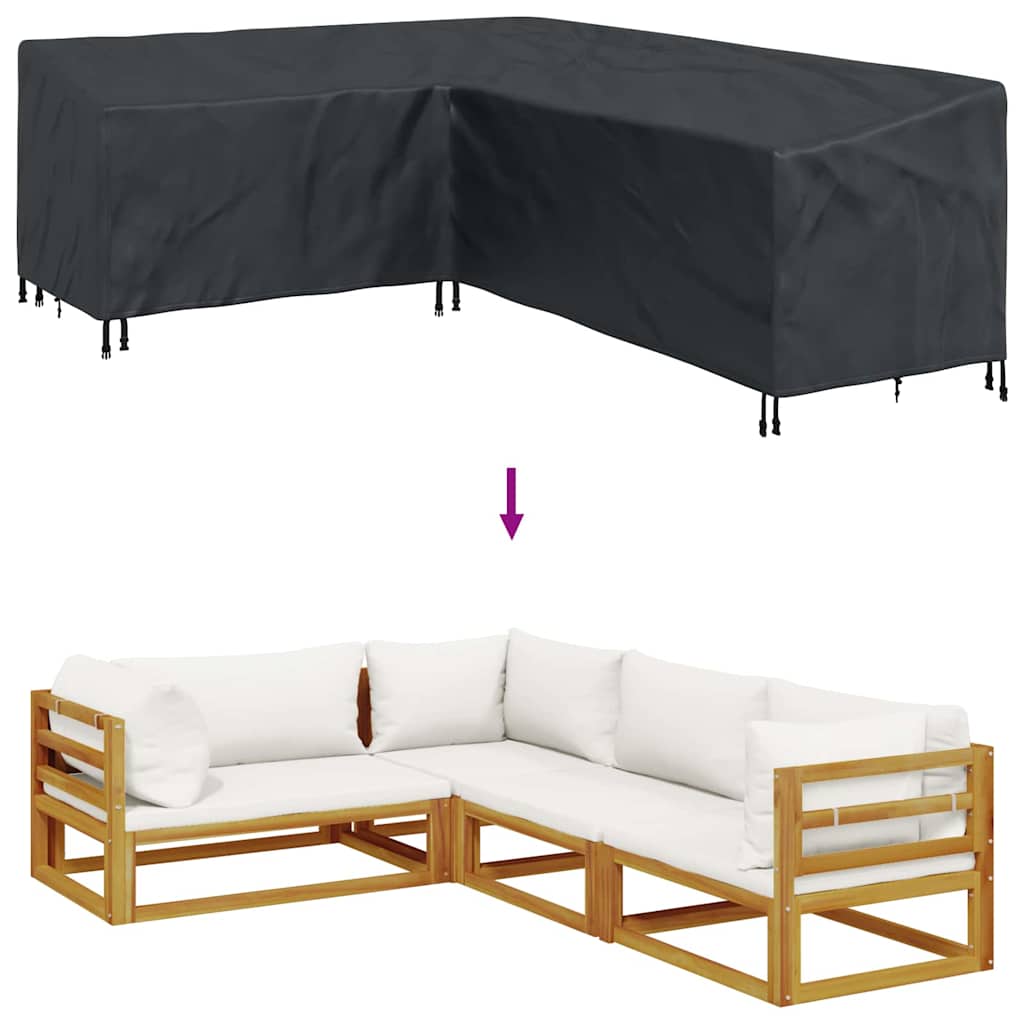 Møbelbeskyttelse Svart 250 x 180 x 80 cm 210D Oxford stoff